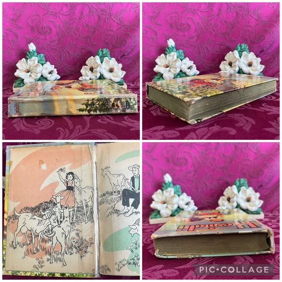 1955 Vintage Book: Heidi by Johanna Spyri. Illustrated by Janet Smalley - Picture 2 of 11